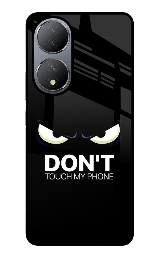 Don'T Touch My Phone Vivo Y100 Glass Case