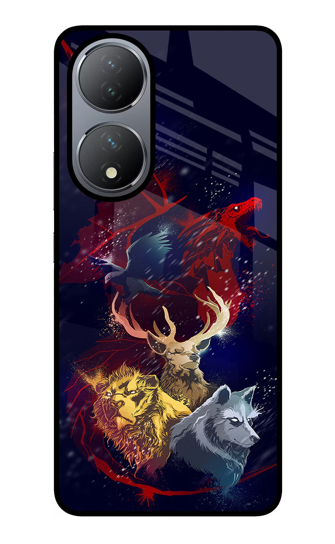 Game Of Thrones Vivo Y100 Glass Case Back Cover by Casekaro