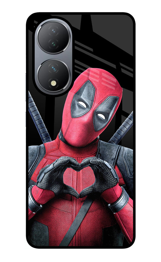 Deadpool Vivo Y100 Glass Case