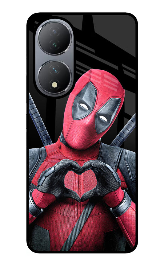 Deadpool Vivo Y100 Glass Case