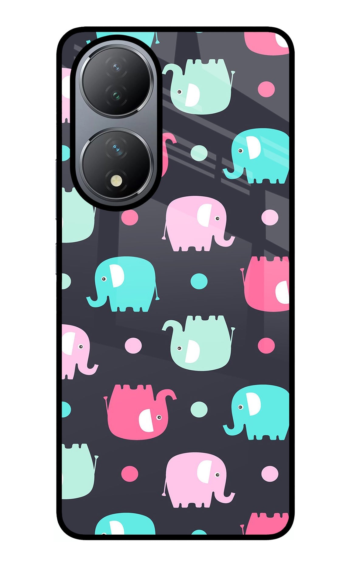 Elephants Vivo Y100 Back Cover