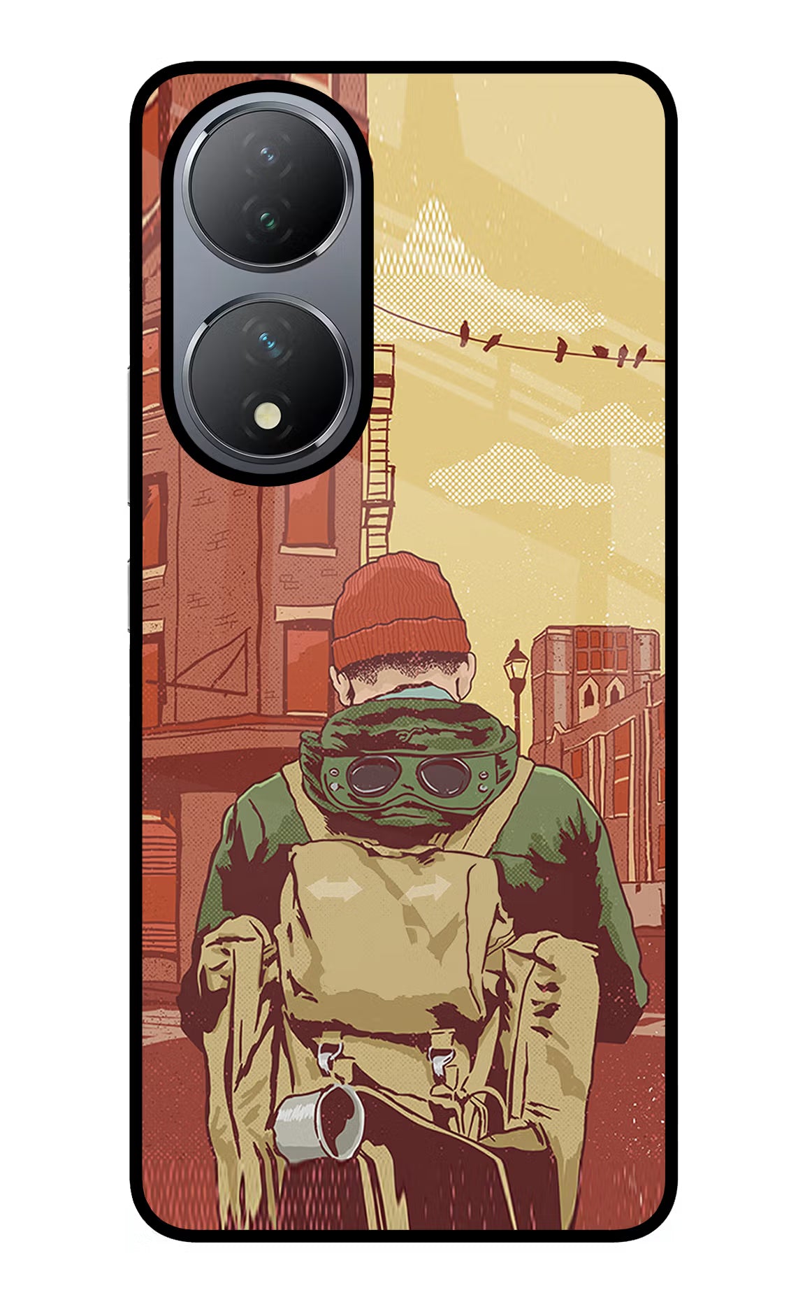 Adventurous Vivo Y100 Glass Case