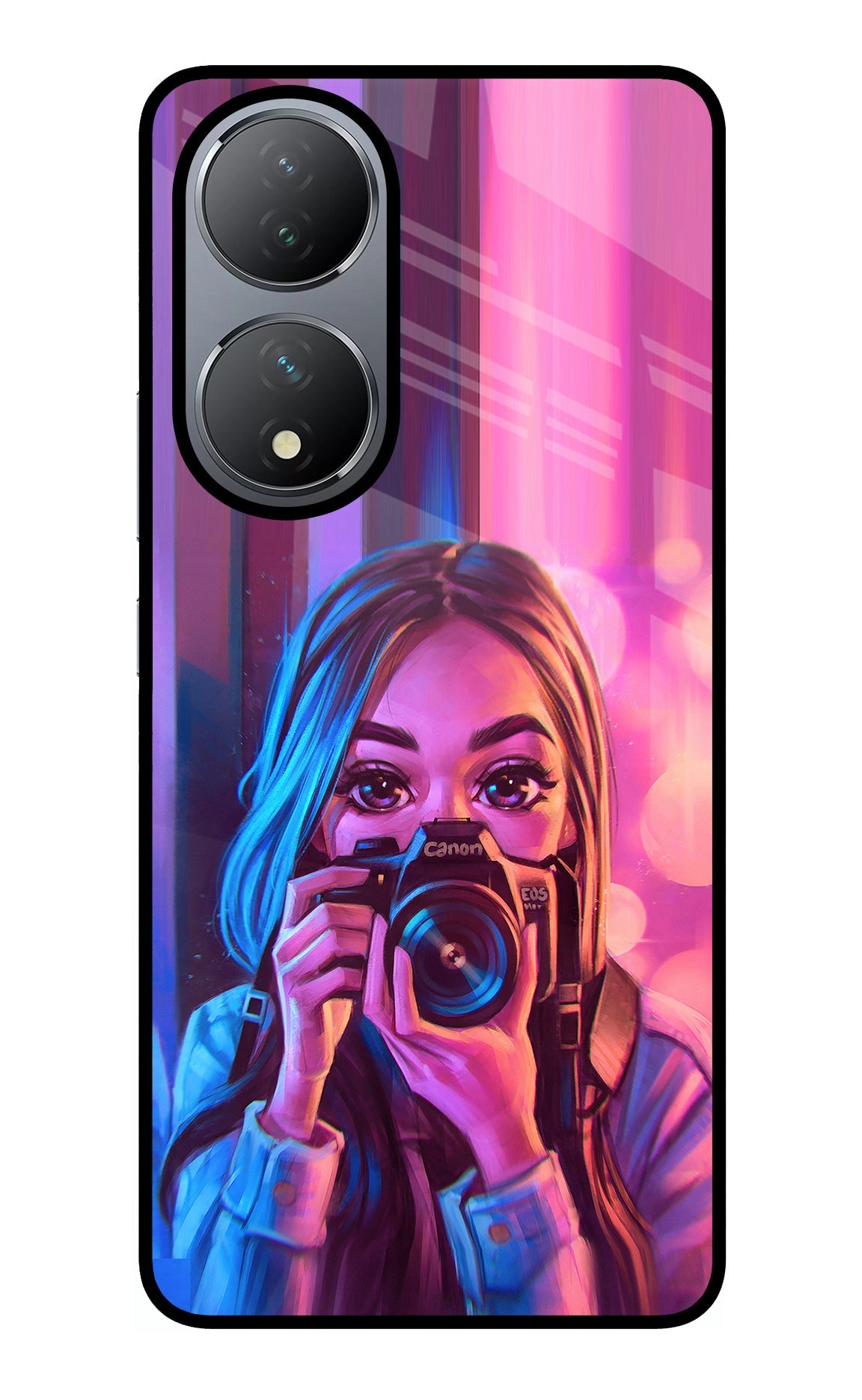 Girl Photographer Vivo Y100 Back Cover