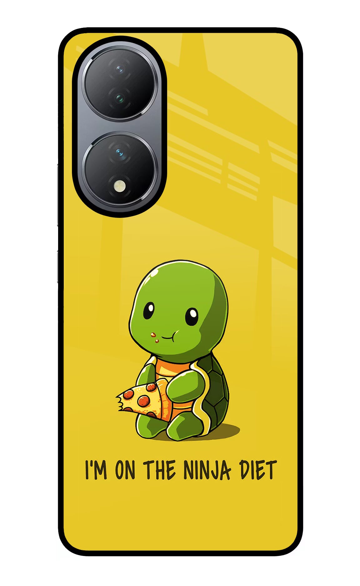 I'm on Ninja Diet Vivo Y100 Glass Case Back Cover by Casekaro