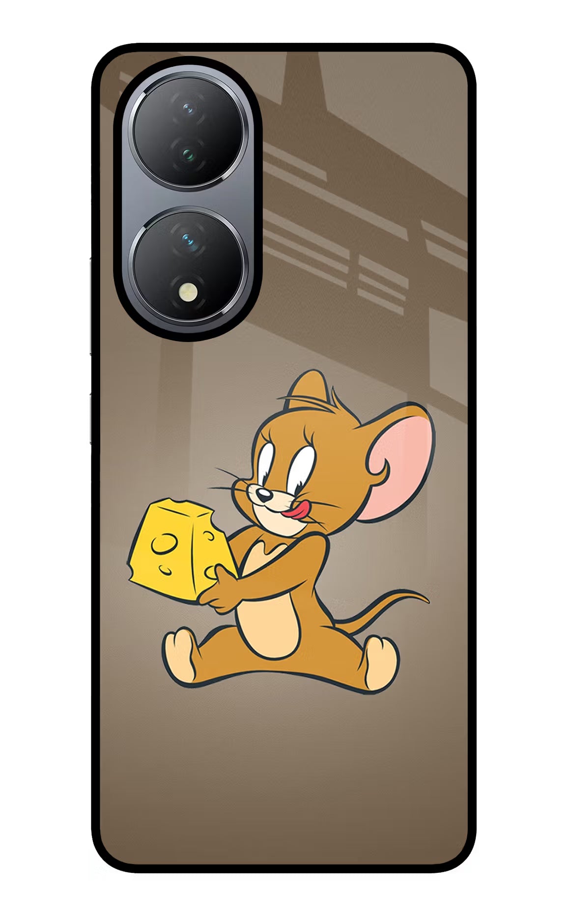 Jerry Vivo Y100 Glass Case Back Cover by Casekaro