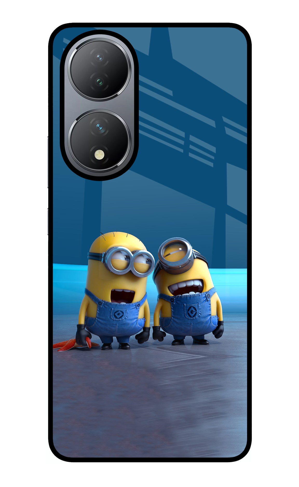 Minion Laughing Vivo Y100 Glass Case