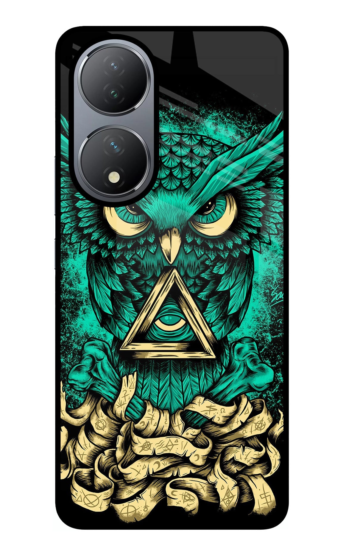 Green Owl Vivo Y100 Back Cover