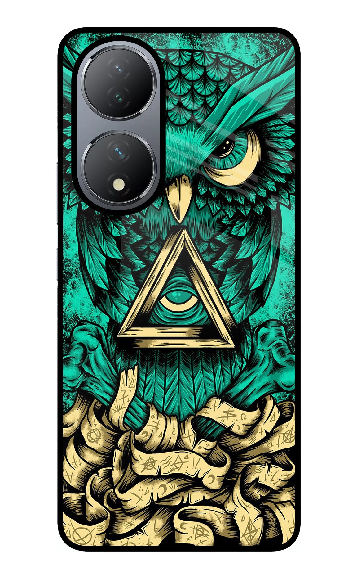 Green Owl Vivo Y100 Back Cover