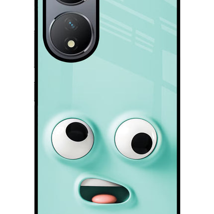 Funny Cartoon Vivo Y100 Glass Case Back Cover by Casekaro