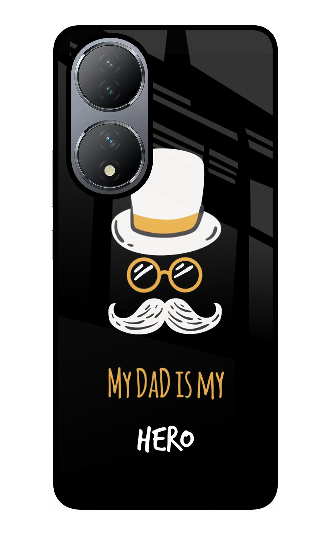 My Dad Is My Hero Vivo Y100 Glass Case