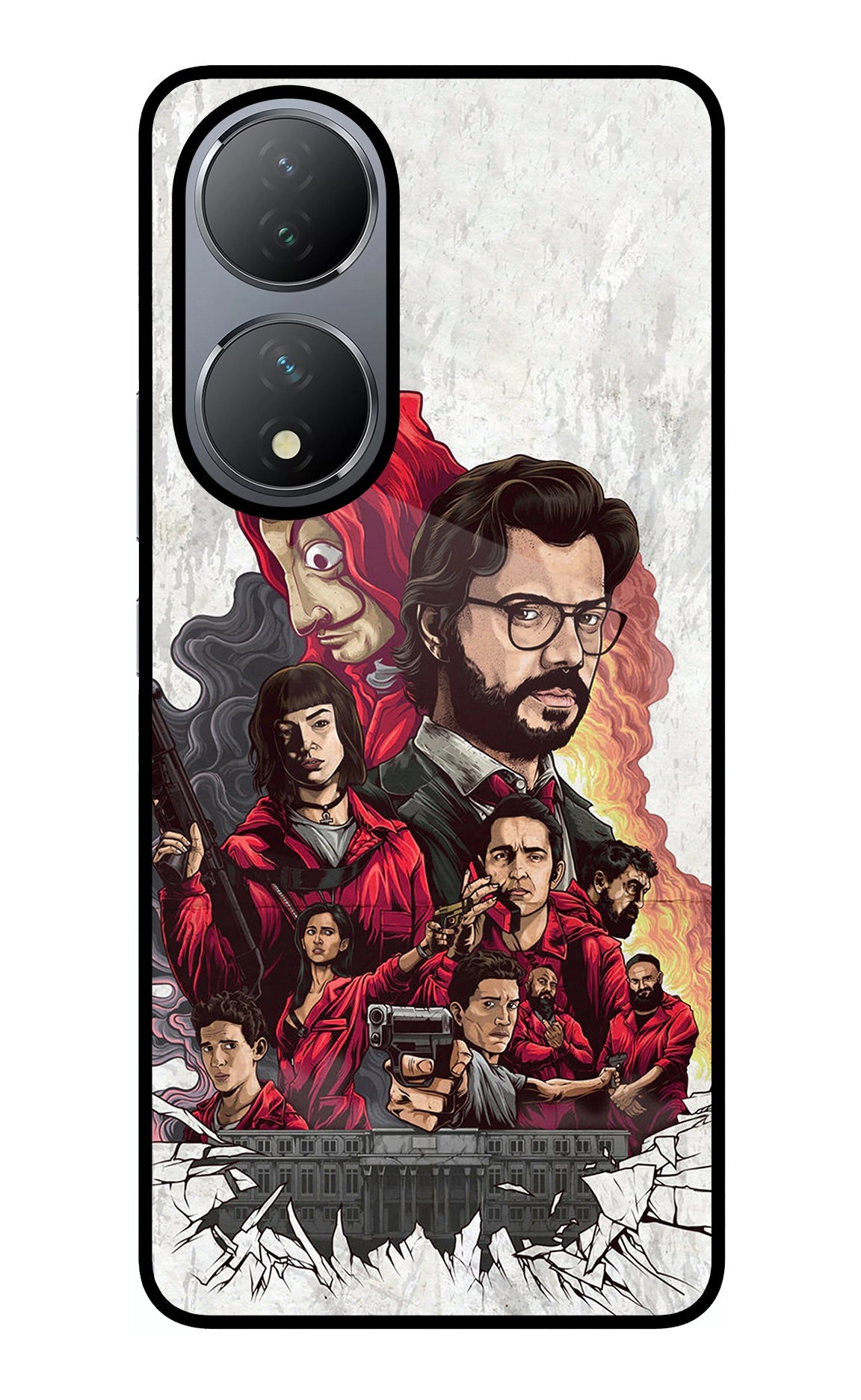 Money Heist Artwork Vivo Y100 Back Cover