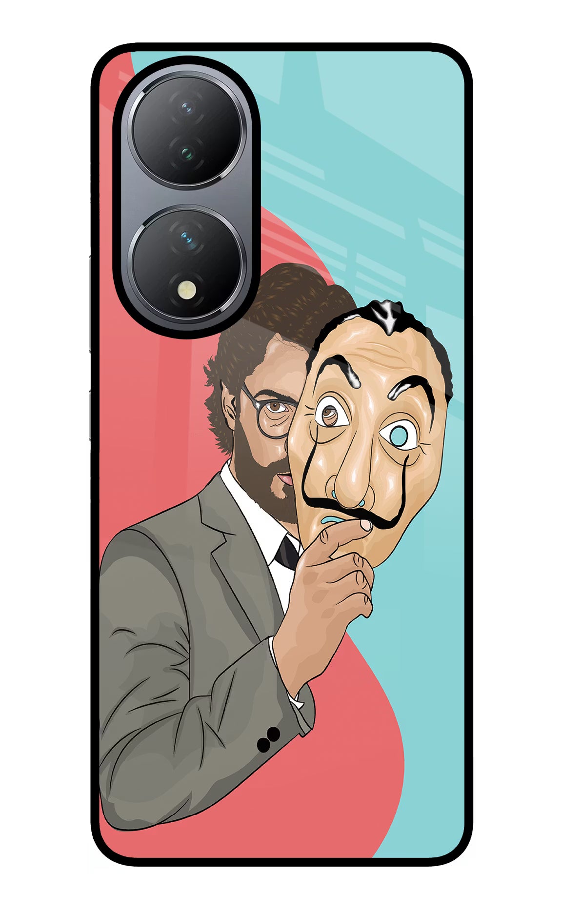 Professor Vivo Y100 Glass Case Back Cover by Casekaro