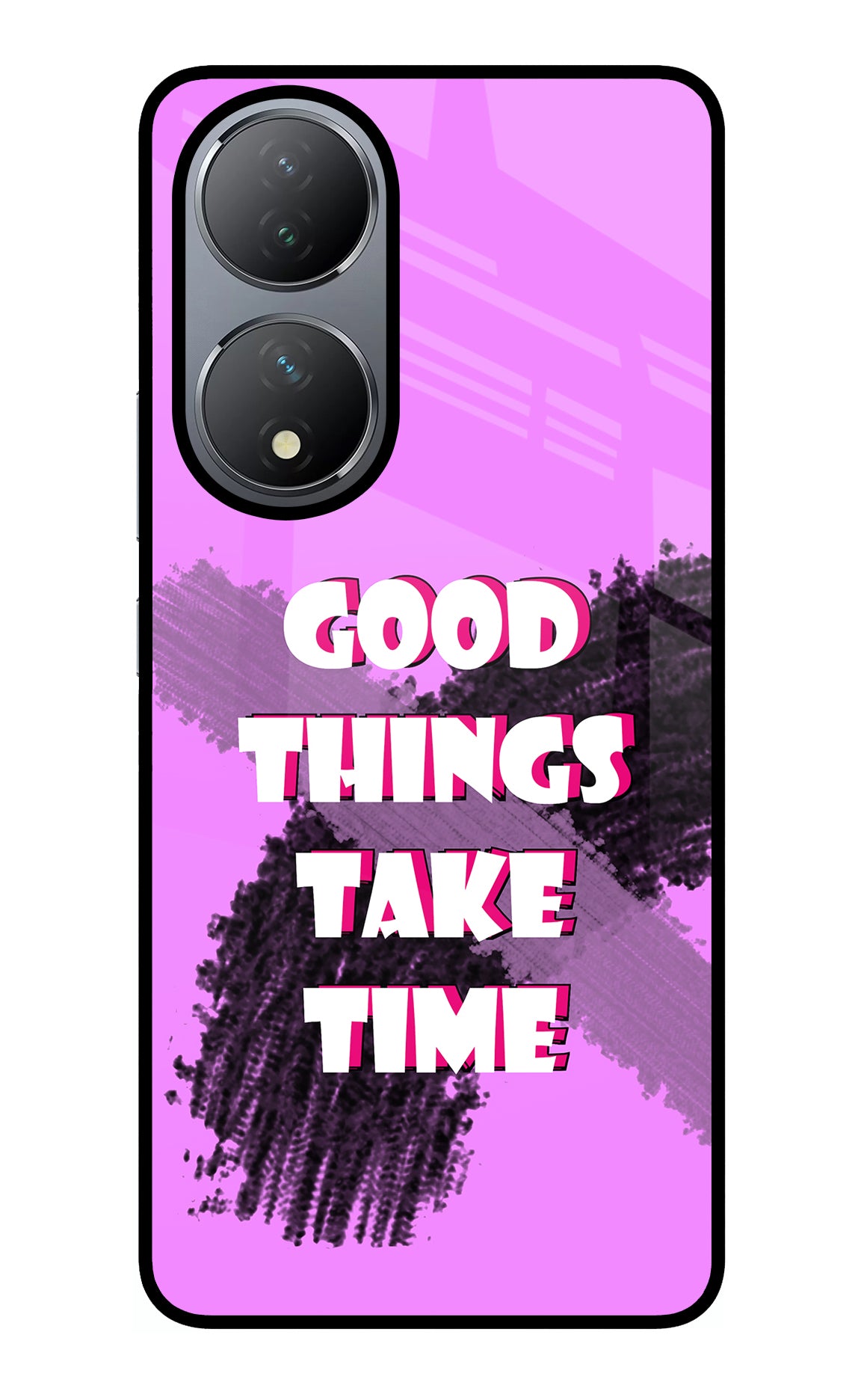 Good Things Take Time Vivo Y100 Glass Case