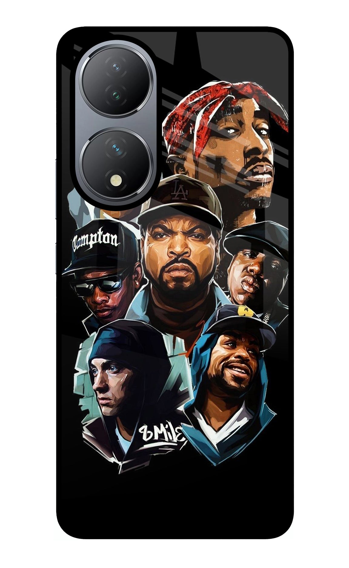 Rappers Vivo Y100 Glass Case