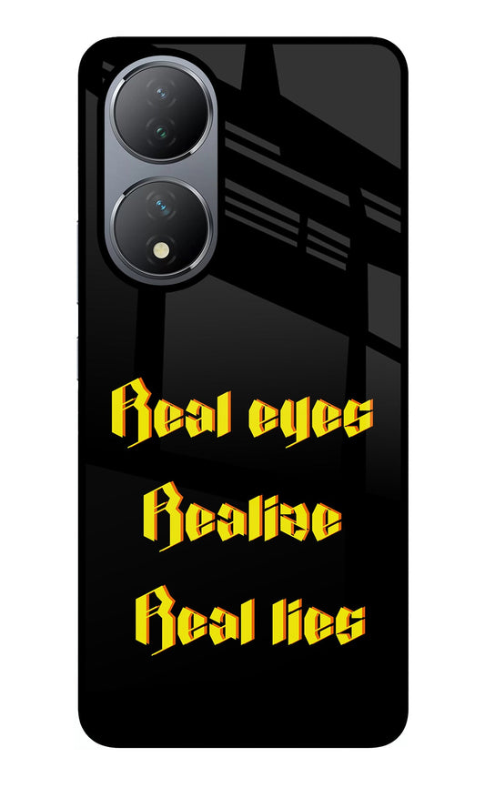 Real Eyes Realize Real Lies Vivo Y100 Glass Case