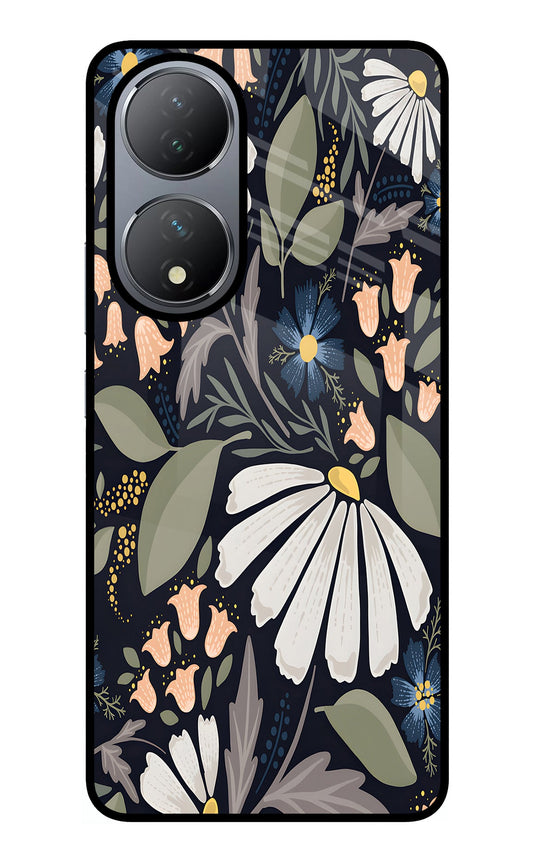 Flowers Art Vivo Y100 Glass Case