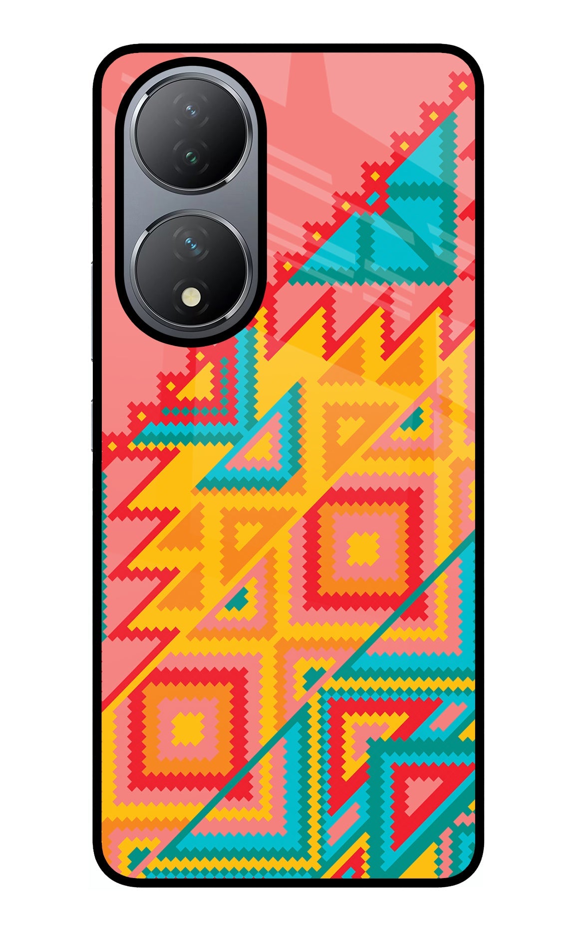 Aztec Tribal Vivo Y100 Glass Case