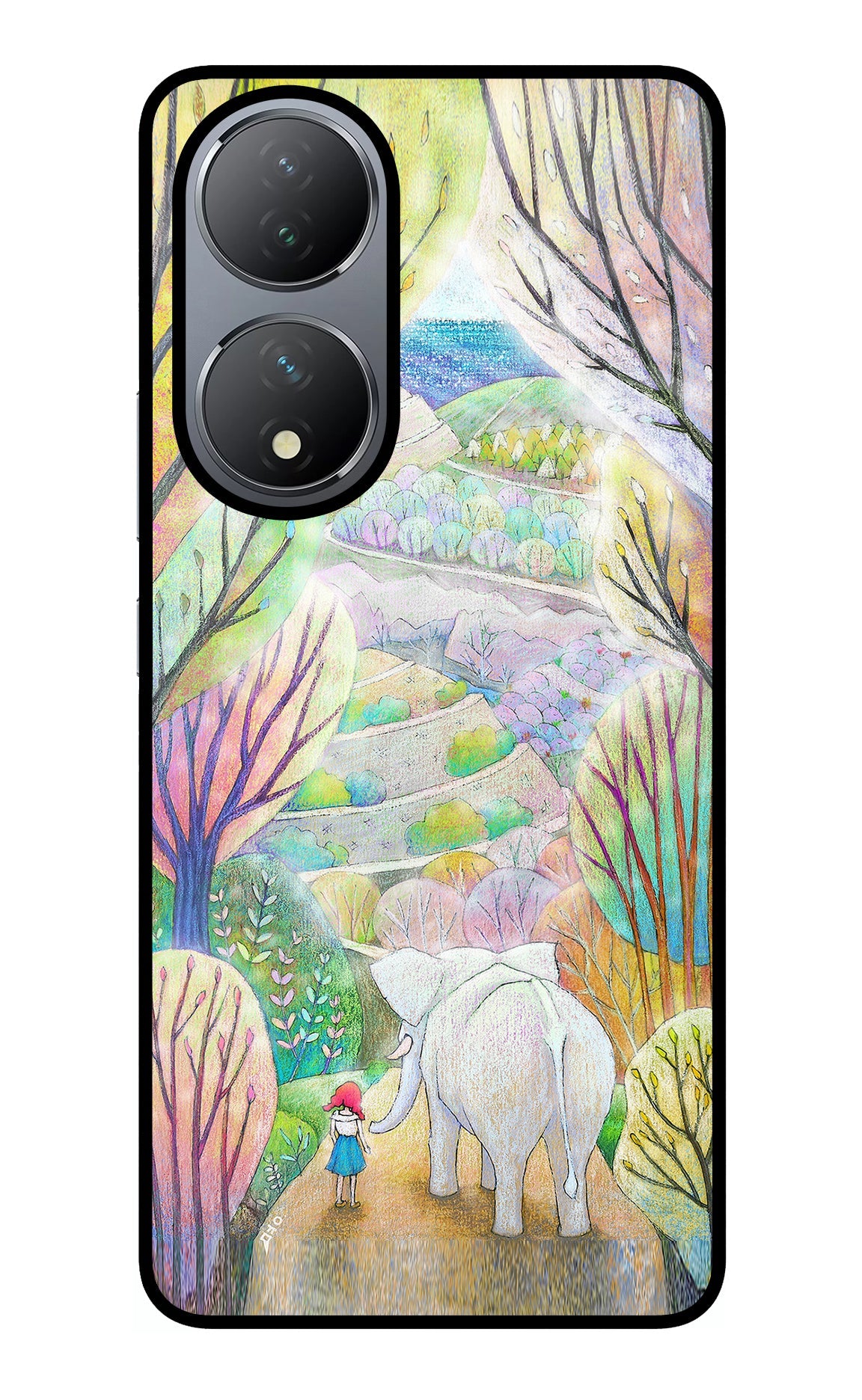 Nature Painting Vivo Y100 Glass Case