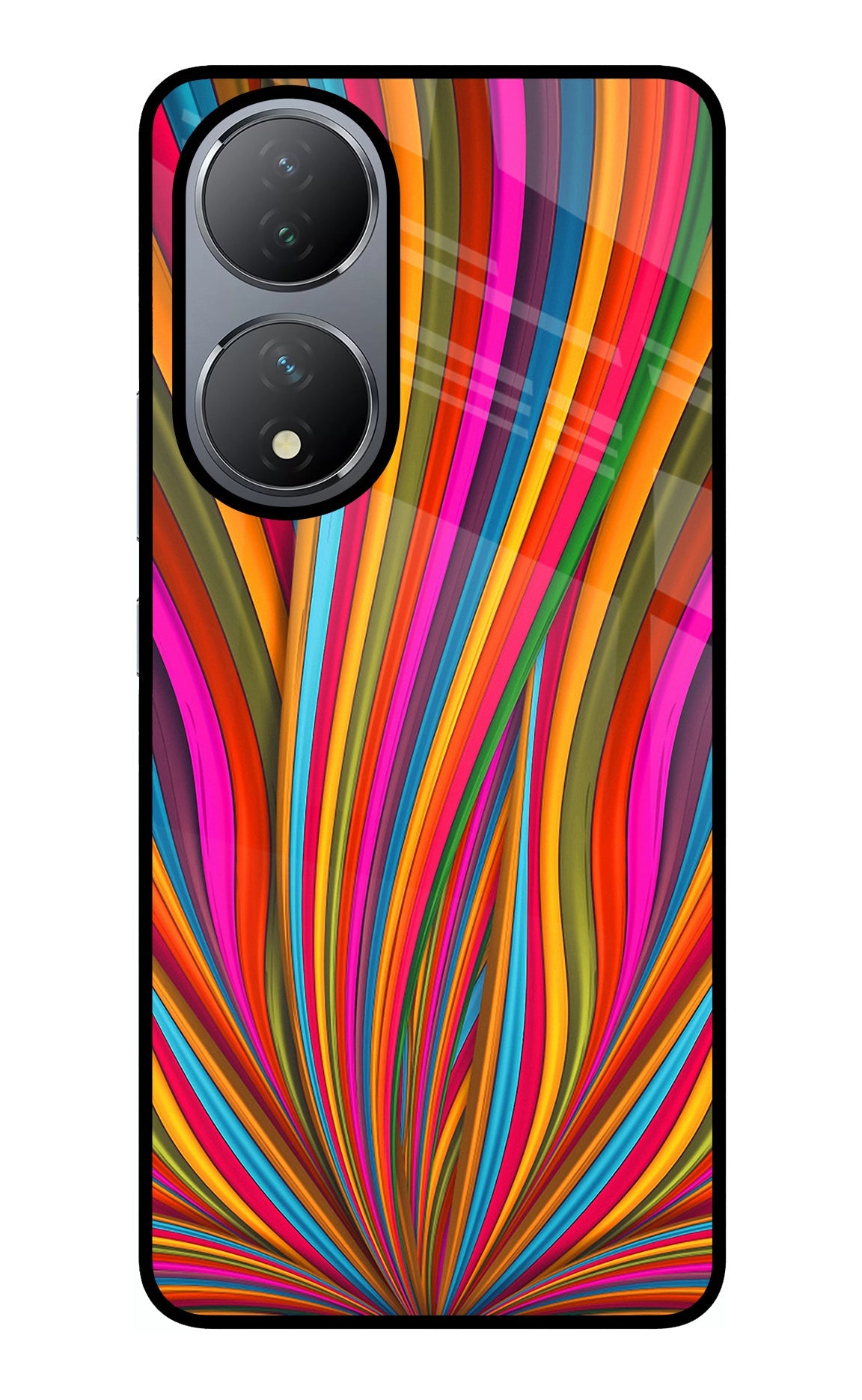 Trippy Wavy Vivo Y100 Back Cover