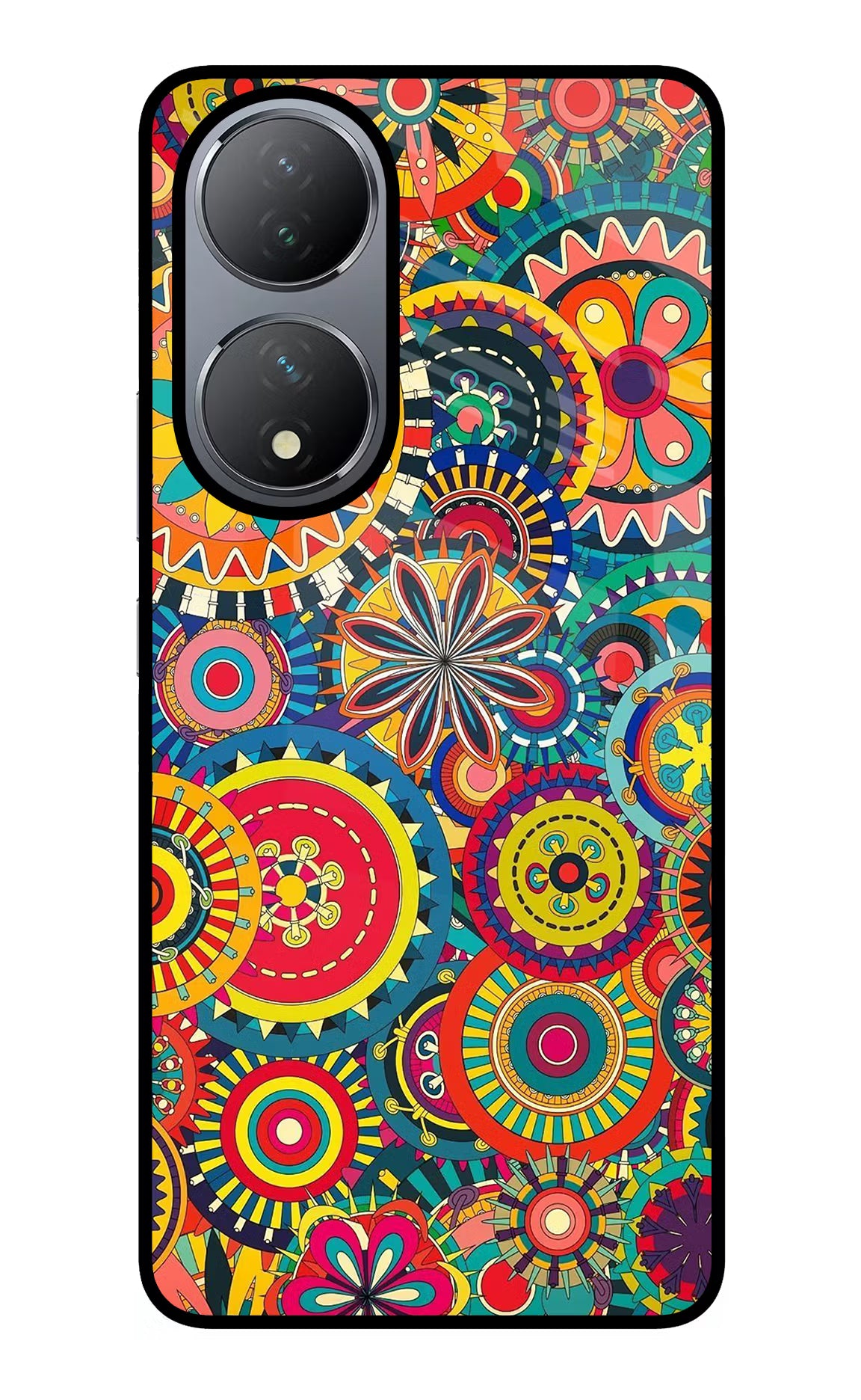Gol Gol Art Vivo Y100 Glass Case Back Cover by Casekaro