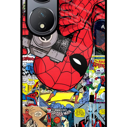 Spider Man Vivo Y100 Glass Case