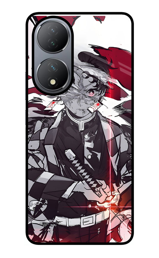 Demon Slayer Vivo Y100 Glass Case