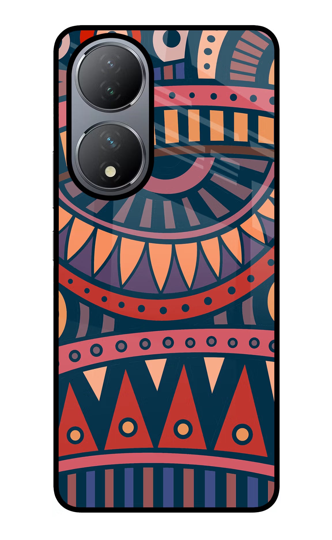 African Culture Design Vivo Y100 Glass Case Back Cover by Casekaro