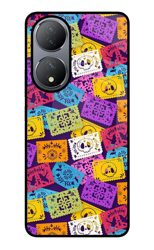 Mexican Pattern Vivo Y100 Glass Case