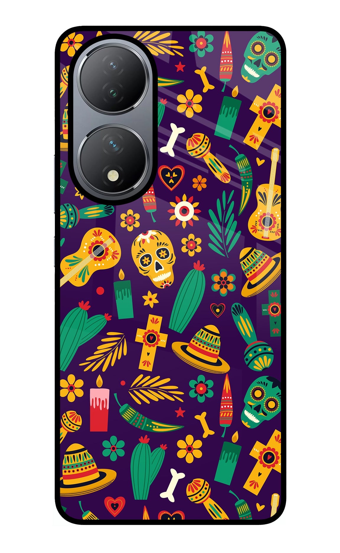 Mexican Artwork Vivo Y100 Back Cover