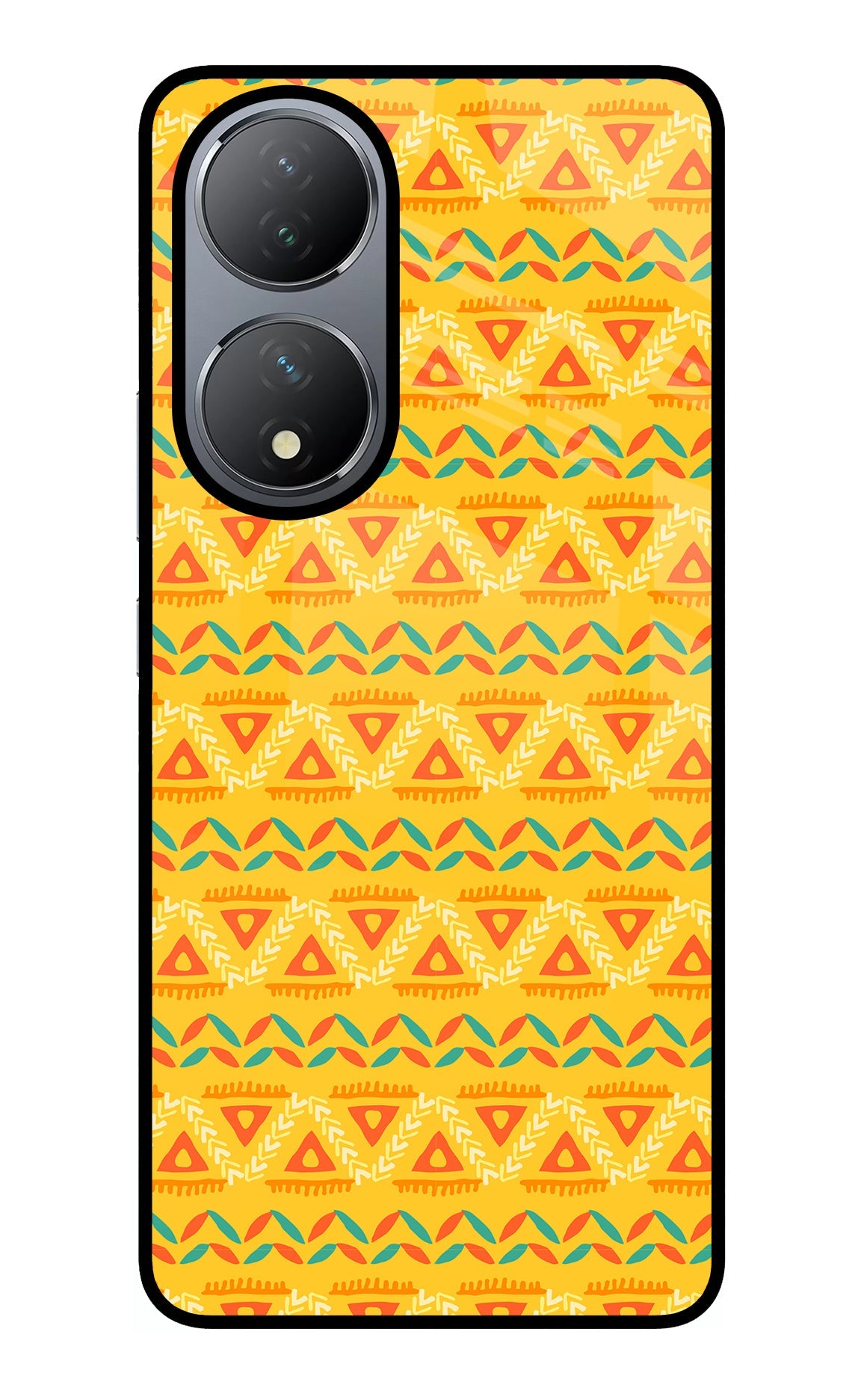 Tribal Pattern Vivo Y100 Glass Case