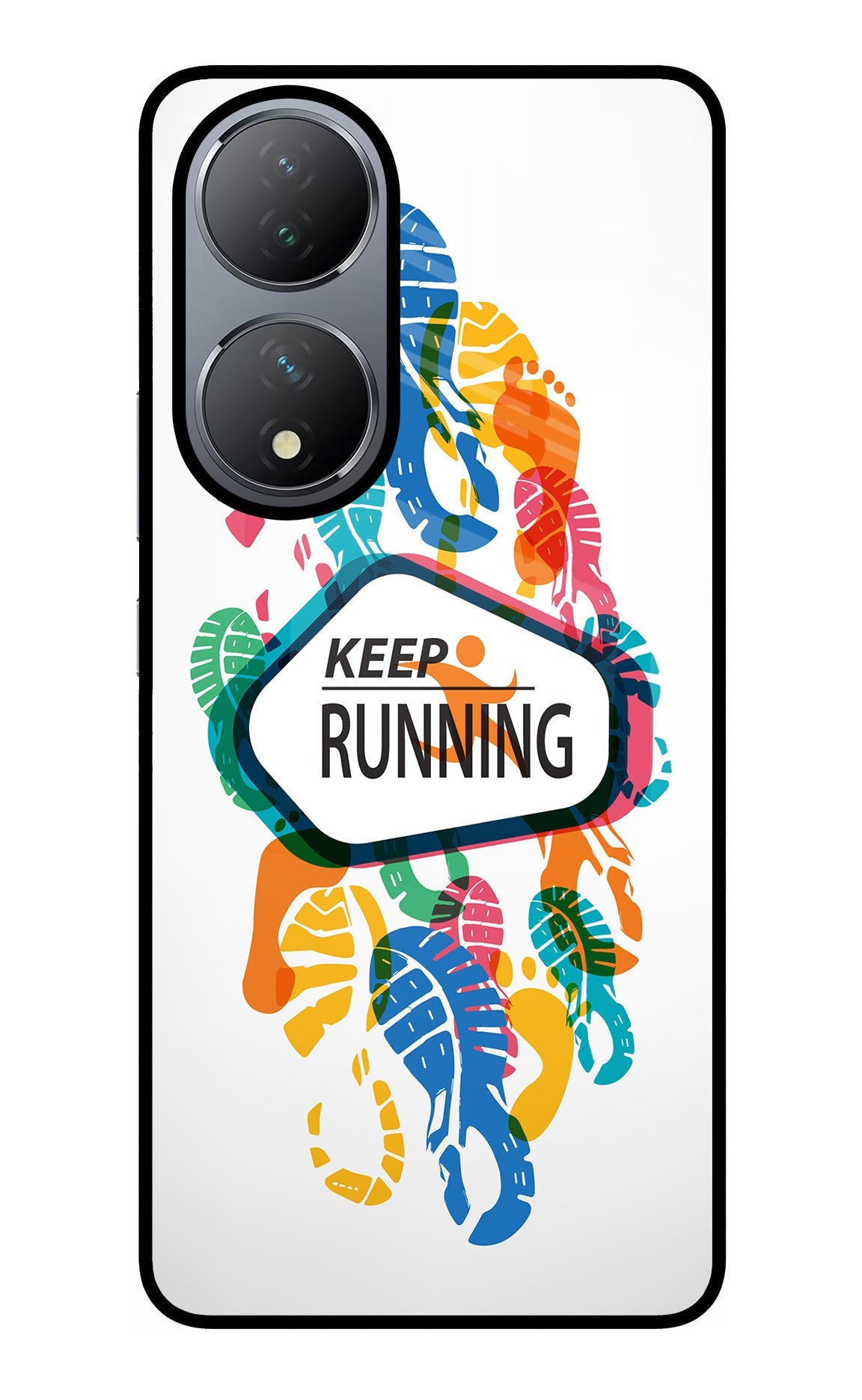 Keep Running Vivo Y100 Glass Case