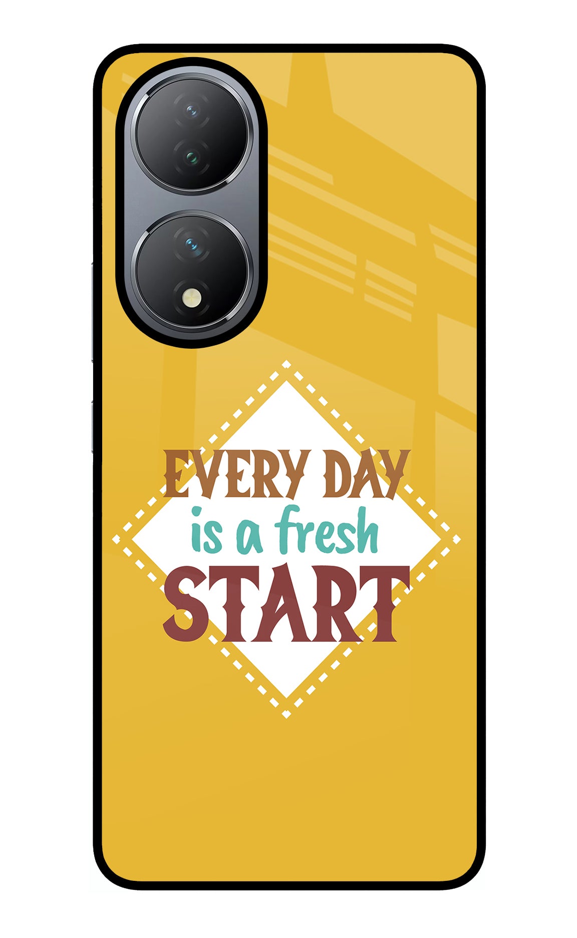 Every day is a Fresh Start Vivo Y100 Glass Case