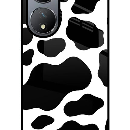 Cow Spots Vivo Y100 Glass Case