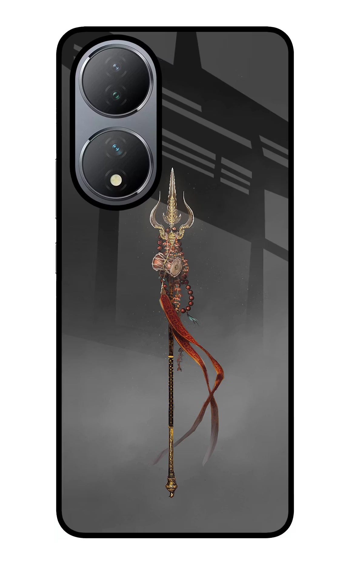 Shiv Trishul Vivo Y100 Glass Case Back Cover by Casekaro