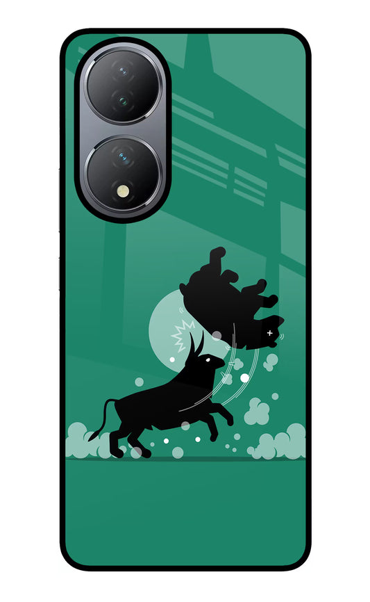 Bull Conqueror Vivo Y100 Glass Case