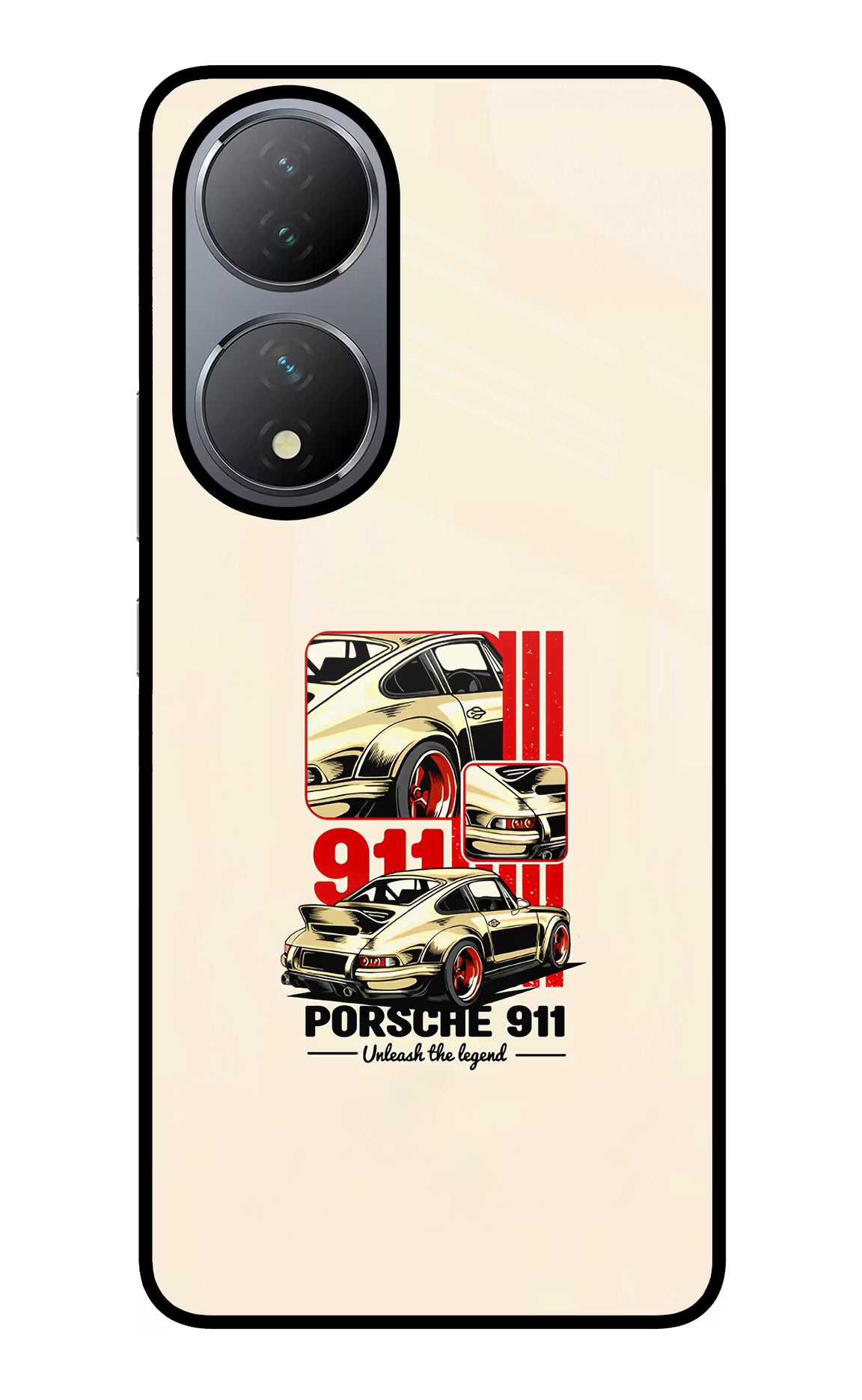 Classic Porsche 911 Vivo Y100 Glass Case