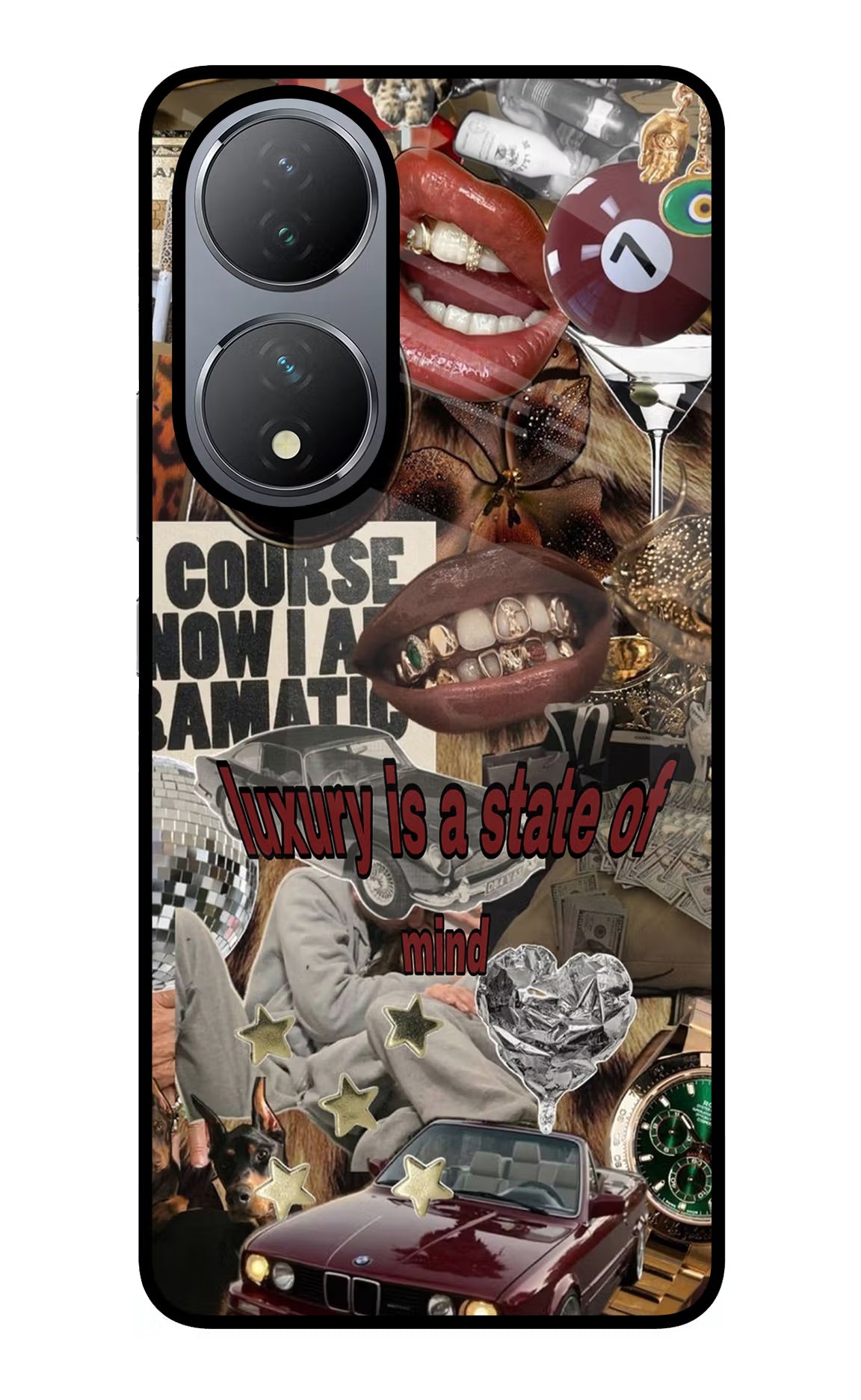 Luxury Vivo Y100 Glass Case Back Cover by Casekaro