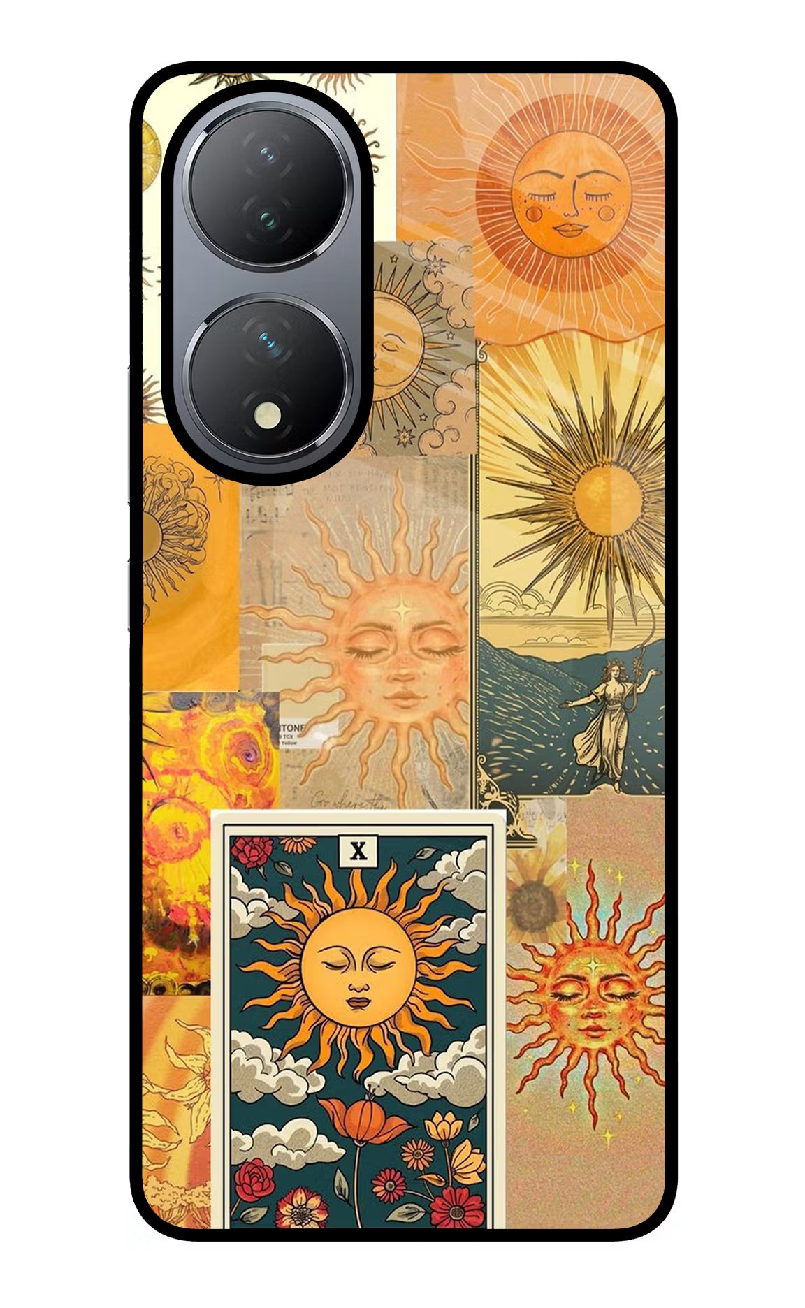 Sun Vivo Y100 Glass Case Back Cover by Casekaro