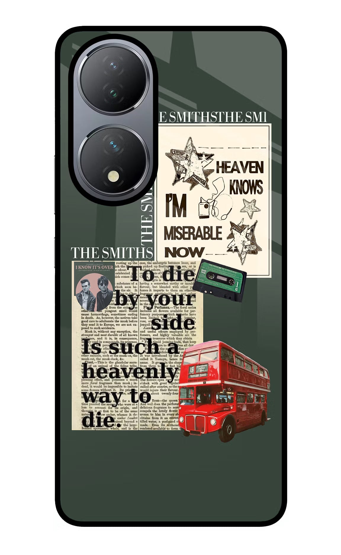 The Smiths Vivo Y100 Glass Case Back Cover by Casekaro