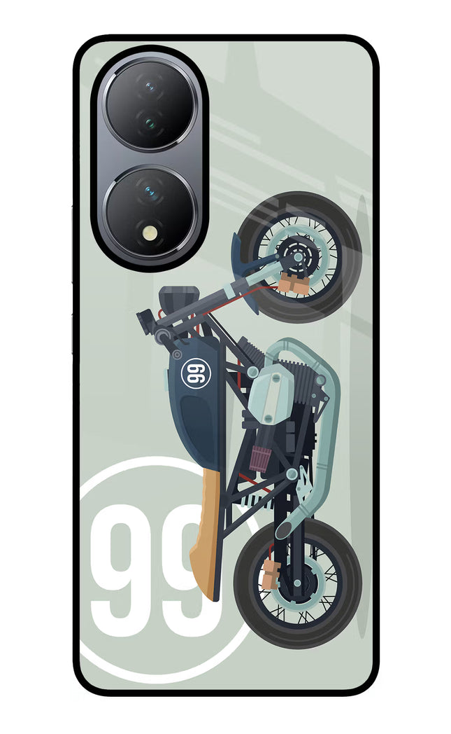 Classic Cafe Racer 99 Vivo Y100 Glass Case