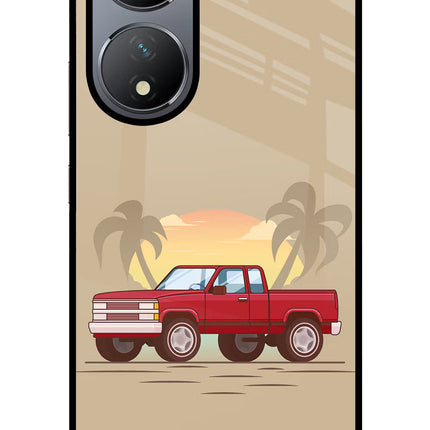 Desert Classic Drive Vivo Y100 Glass Case