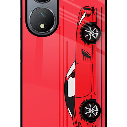 Red Velocity Vivo Y100 Glass Case