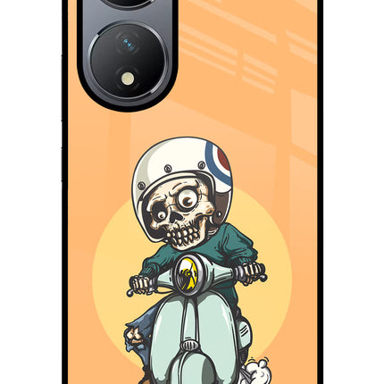 Undead Biker Vivo Y100 Glass Case