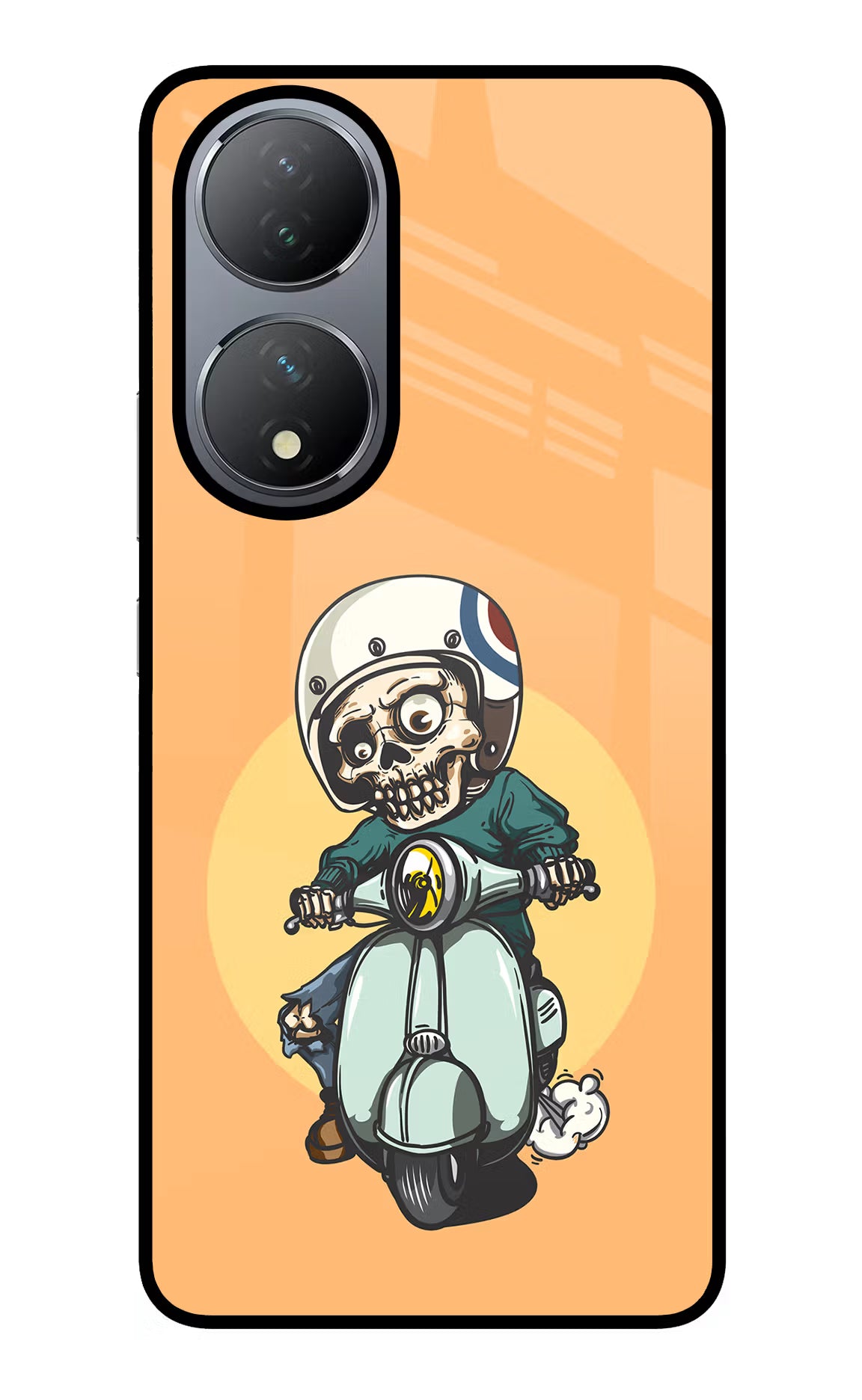 Undead Biker Vivo Y100 Glass Case