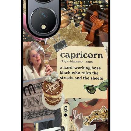 Capricorn Zodiac Vivo Y100 Glass Case