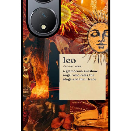 Leo Zodiac Vivo Y100 Glass Case