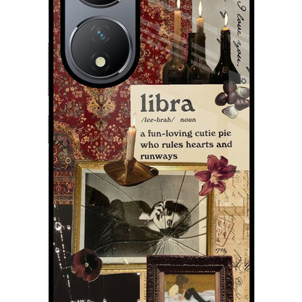 Libra Zodiac Vivo Y100 Glass Case