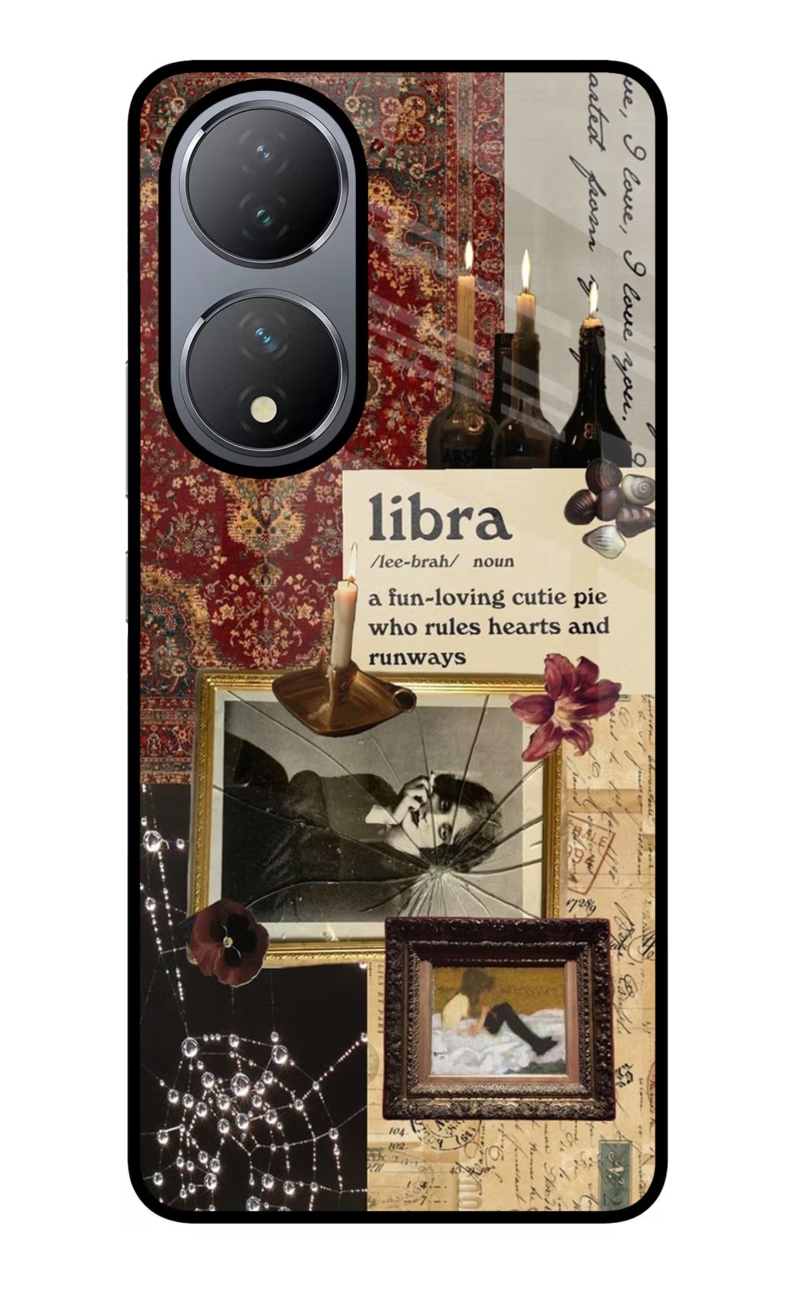 Libra Zodiac Vivo Y100 Glass Case
