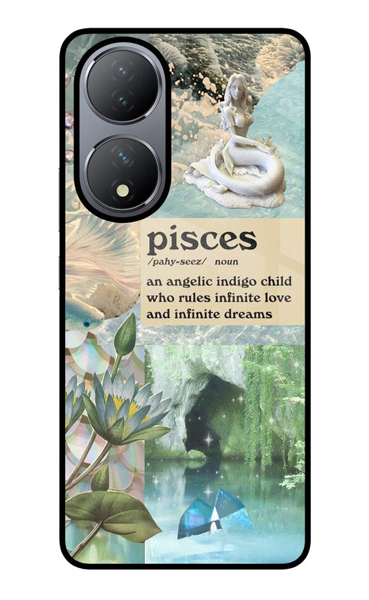 Pisces Zodiac Vivo Y100 Glass Case