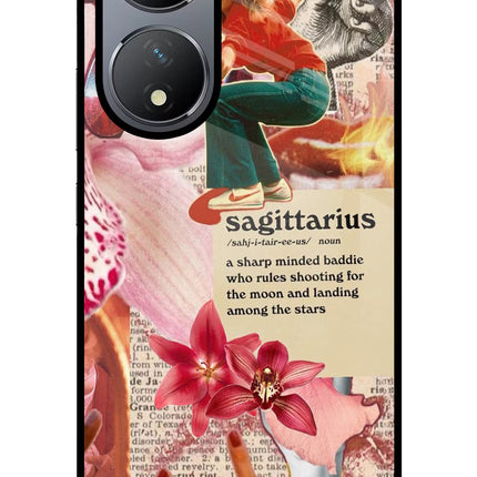 Sagittarius Zodiac Vivo Y100 Glass Case